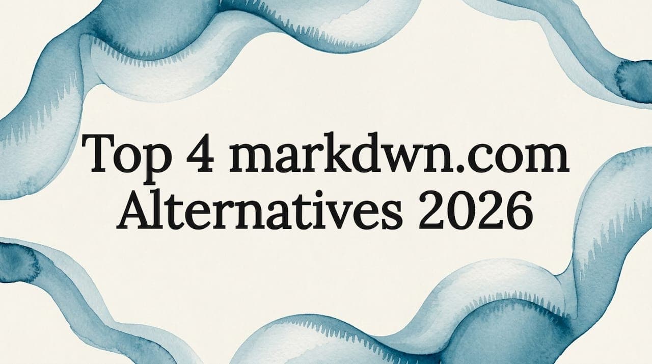 Top 4 markdwn.com Alternatives 2026