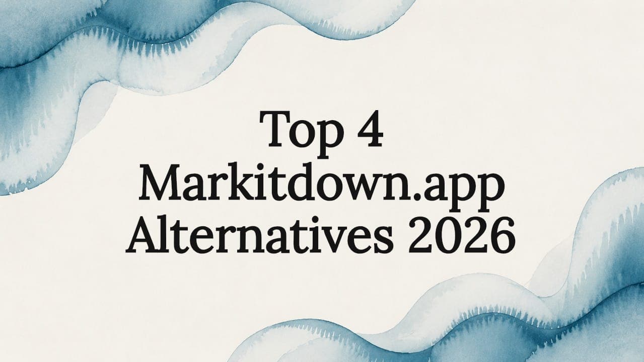 Top 4 Markitdown.app Alternatives 2026